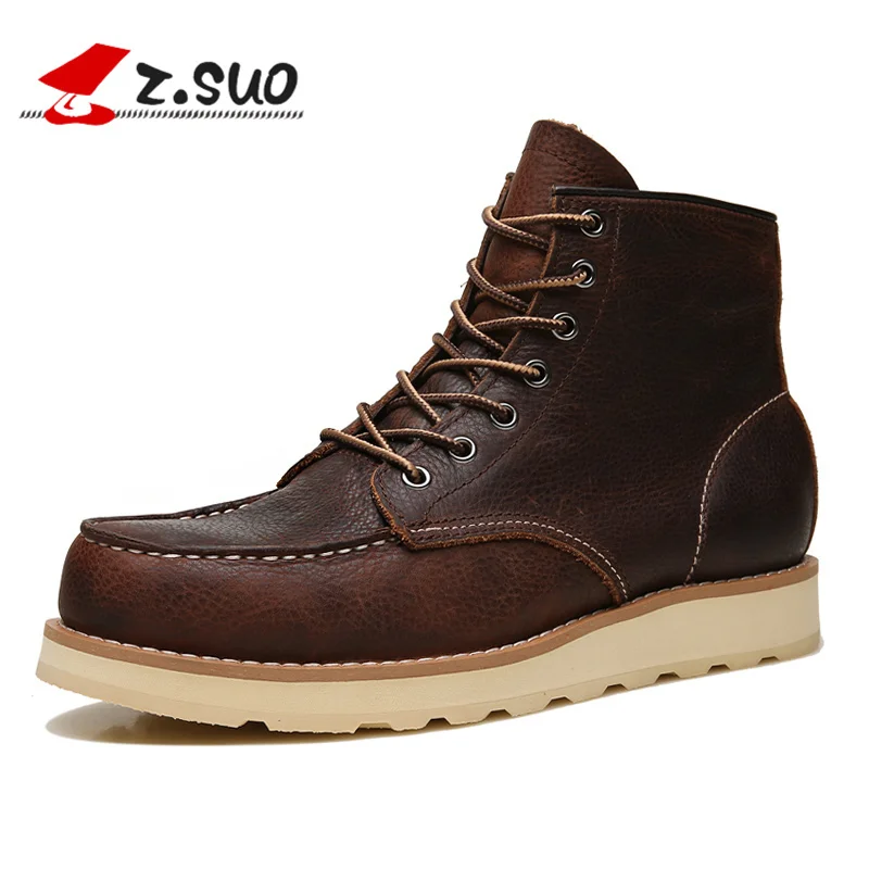 Z.SUO Brand ZS18118 Autumn The First Layer Cow Leather Men's Tooling Boots Top Quality 100% Genuine Leather Fashion Ankle Boots
Z.SUO Brand ZS18118 Autumn The First Layer Cow Leather Men's Tooling Boots Top Quality 100% Genuine Leather Fashion Ankle Boots