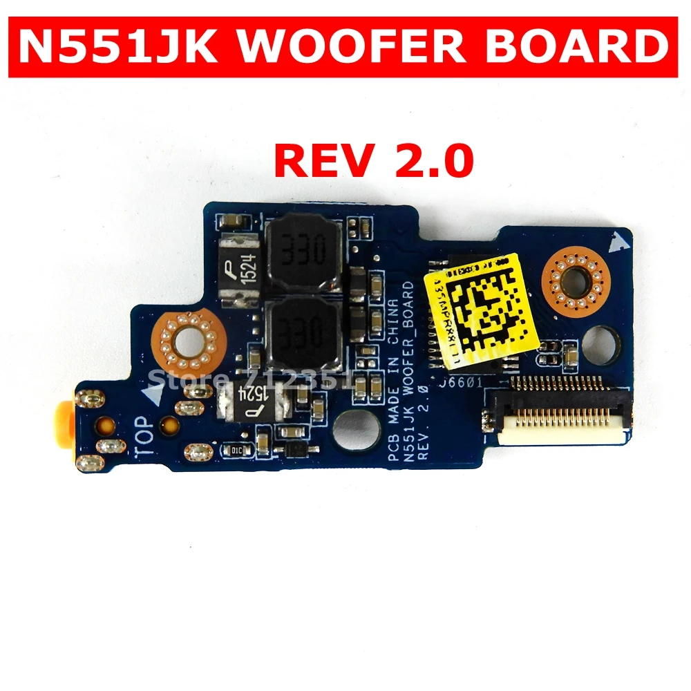 N551JK WOOFER BOARD REV2.0 For ASUS N551J N551JK N551JM N551JX N551JW G551JW G551JM G551JX AUDIO board N551JK WOOFER_BOARD
N551JK WOOFER BOARD REV2.0 For ASUS N551J N551JK N551JM N551JX N551JW G551JW G551JM G551JX AUDIO board N551JK WOOFER_BOARD