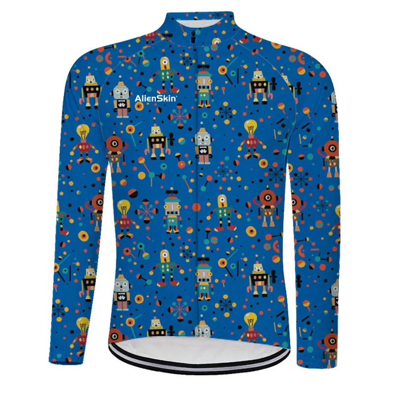 AlienSkin Men's Summer Long Sleeve Cycling Jersey MTB Bike Bicycle Shirt Clothing - Fluorescent Green Orange Blue Gray 6561
AlienSkin Men's Summer Long Sleeve Cycling Jersey MTB Bike Bicycle Shirt Clothing - Fluorescent Green Orange Blue Gray 6561