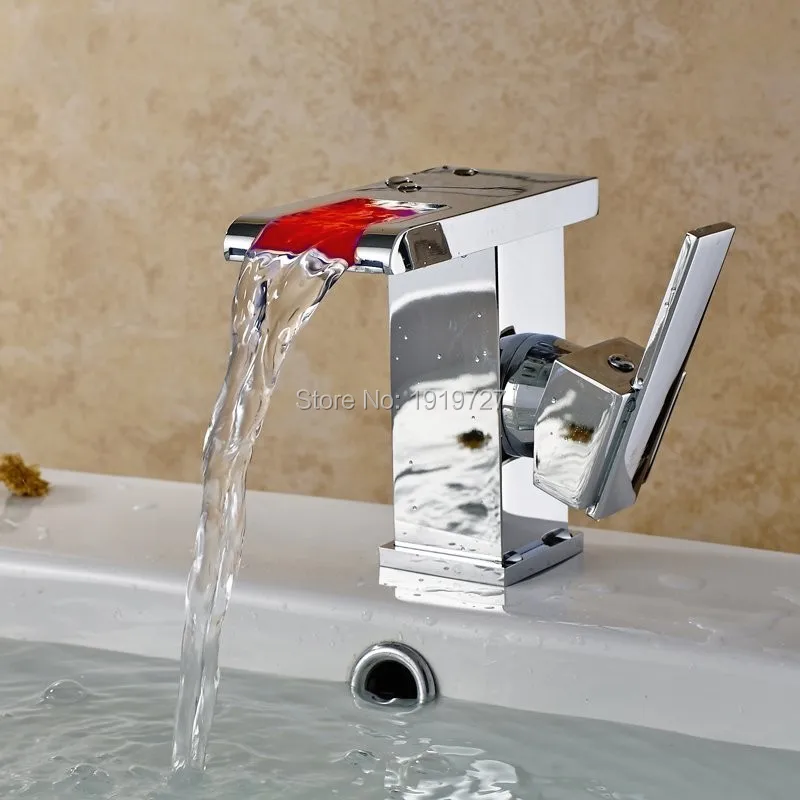 Factory Direct 5 Yr Warranty Temperature Led Faucet Light 3 Color Water Two Handle Single Hole Waterfall Bathroom Mixer Tap
Factory Direct 5 Yr Warranty Temperature Led Faucet Light 3 Color Water Two Handle Single Hole Waterfall Bathroom Mixer Tap