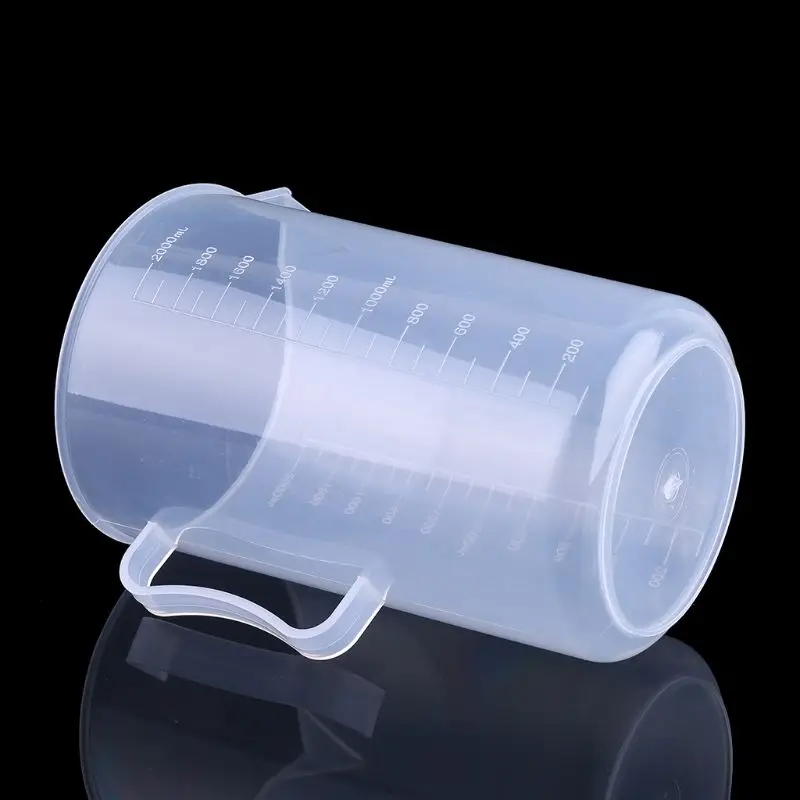 2000mL Polypropylene Beaker with Handle Capacity Transparent Laboratory White Plastic with Handle and Spout for many industrial
2000mL Polypropylene Beaker with Handle Capacity Transparent Laboratory White Plastic with Handle and Spout for many industrial