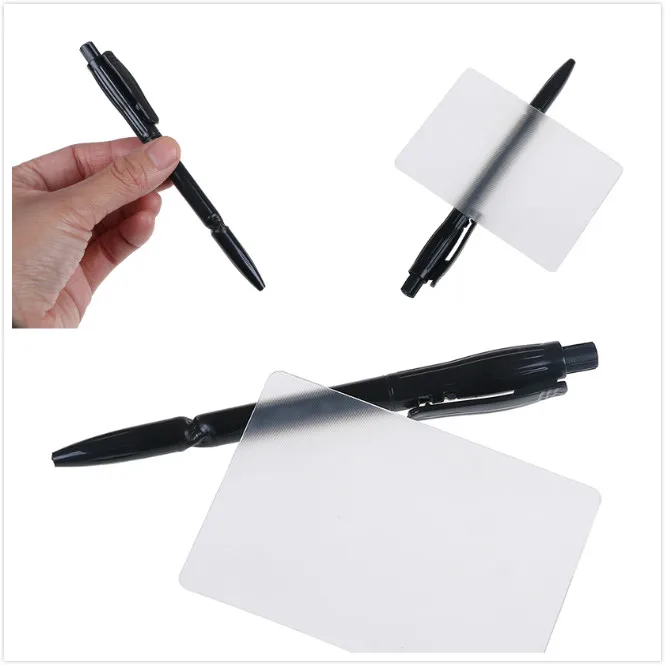 1pcs Lubors Lens Card Perspective Distortion Close Up Street Magic Tricks Kids Tricky Gimmick Easy To Do For Beginner With Pen
1pcs Lubors Lens Card Perspective Distortion Close Up Street Magic Tricks Kids Tricky Gimmick Easy To Do For Beginner With Pen