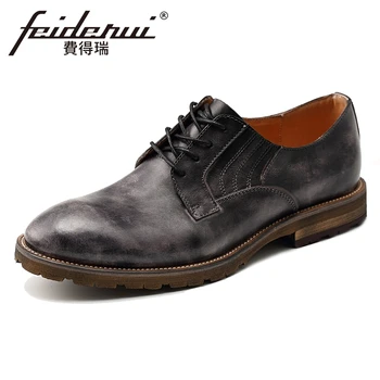 2018 Fashion Genuine Leather Men's Handmade Footwear Round Toe Man Derby Party Flats Formal Dress Wedding Office Shoes KUD15
2018 Fashion Genuine Leather Men's Handmade Footwear Round Toe Man Derby Party Flats Formal Dress Wedding Office Shoes KUD15