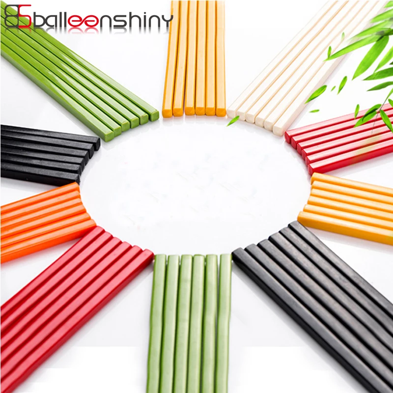 BalleenShiny Chinese Durable Chopsticks Colorful Reusable long Non-Slip Sushi Sticks Household Kitchen Accessories Tableware
BalleenShiny Chinese Durable Chopsticks Colorful Reusable long Non-Slip Sushi Sticks Household Kitchen Accessories Tableware