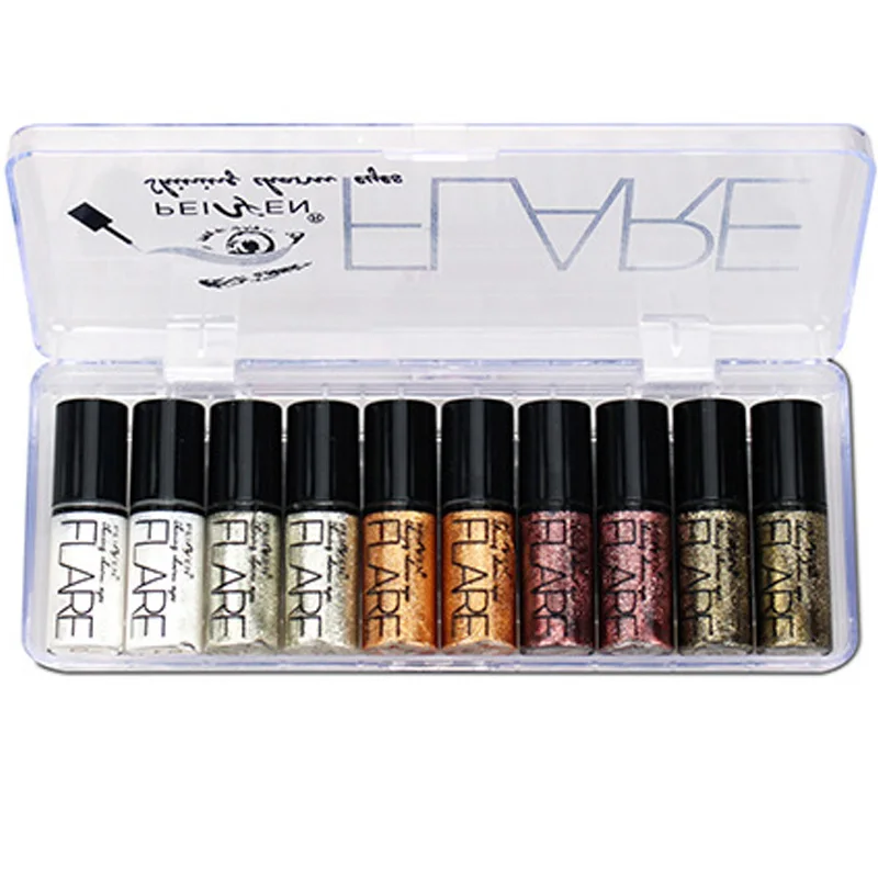 1Pcs Liquid Eyeliner Easy to Wear Waterproof Long Lasting Silver Rose Gold Colors White Gold Glitter Beauty Eye Liner Makeup
1Pcs Liquid Eyeliner Easy to Wear Waterproof Long Lasting Silver Rose Gold Colors White Gold Glitter Beauty Eye Liner Makeup