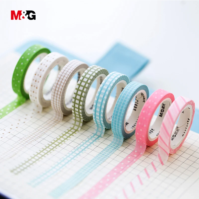 M&G washi tape set school supplies colored decorative adhesive scotch tape masking stationery office christmas scrapbooking tool
M&G washi tape set school supplies colored decorative adhesive scotch tape masking stationery office christmas scrapbooking tool