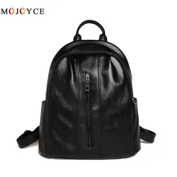 Solid Color Travel Women Backpack PU Leather Shoulder Knapsack School PU Backpack Female
Solid Color Travel Women Backpack PU Leather Shoulder Knapsack School PU Backpack Female