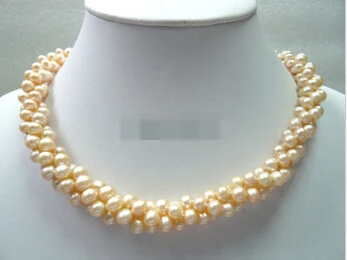FREE SHIPPING>>>@@ AS3403 Stunning Cluster Genuine Pink Pearl Beads Necklace
FREE SHIPPING>>>@@ AS3403 Stunning Cluster Genuine Pink Pearl Beads Necklace