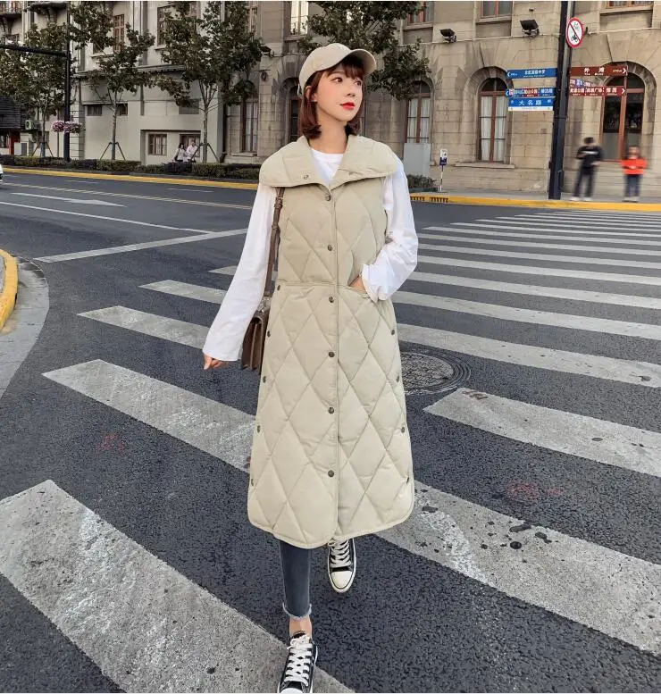 New winter Women's Vests Long Coat Female Vest 2019 Winter Vests Women Outerwear Vest Woman Coats
New winter Women's Vests Long Coat Female Vest 2019 Winter Vests Women Outerwear Vest Woman Coats