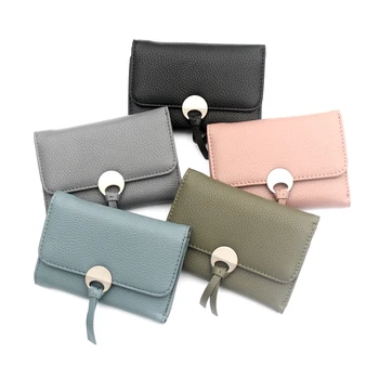 New fashion Women wallet High quality PU leather 3 fold wallet high-capacity card clip tassel Hasp ladies short purse Female bag
New fashion Women wallet High quality PU leather 3 fold wallet high-capacity card clip tassel Hasp ladies short purse Female bag