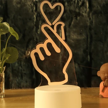 The LOVE YOU Valentine's Day gift colorful 3D Light touch lights LED 7 colors love action Night lamp remote control lighting GiC
The LOVE YOU Valentine's Day gift colorful 3D Light touch lights LED 7 colors love action Night lamp remote control lighting GiC