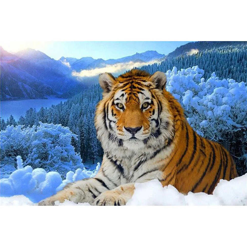 5D DIY Diamond embroidery Tiger Kneeling On Snow diamond painting Cross Stitch full square Rhinestone mosaic decoration gift KBL
5D DIY Diamond embroidery Tiger Kneeling On Snow diamond painting Cross Stitch full square Rhinestone mosaic decoration gift KBL