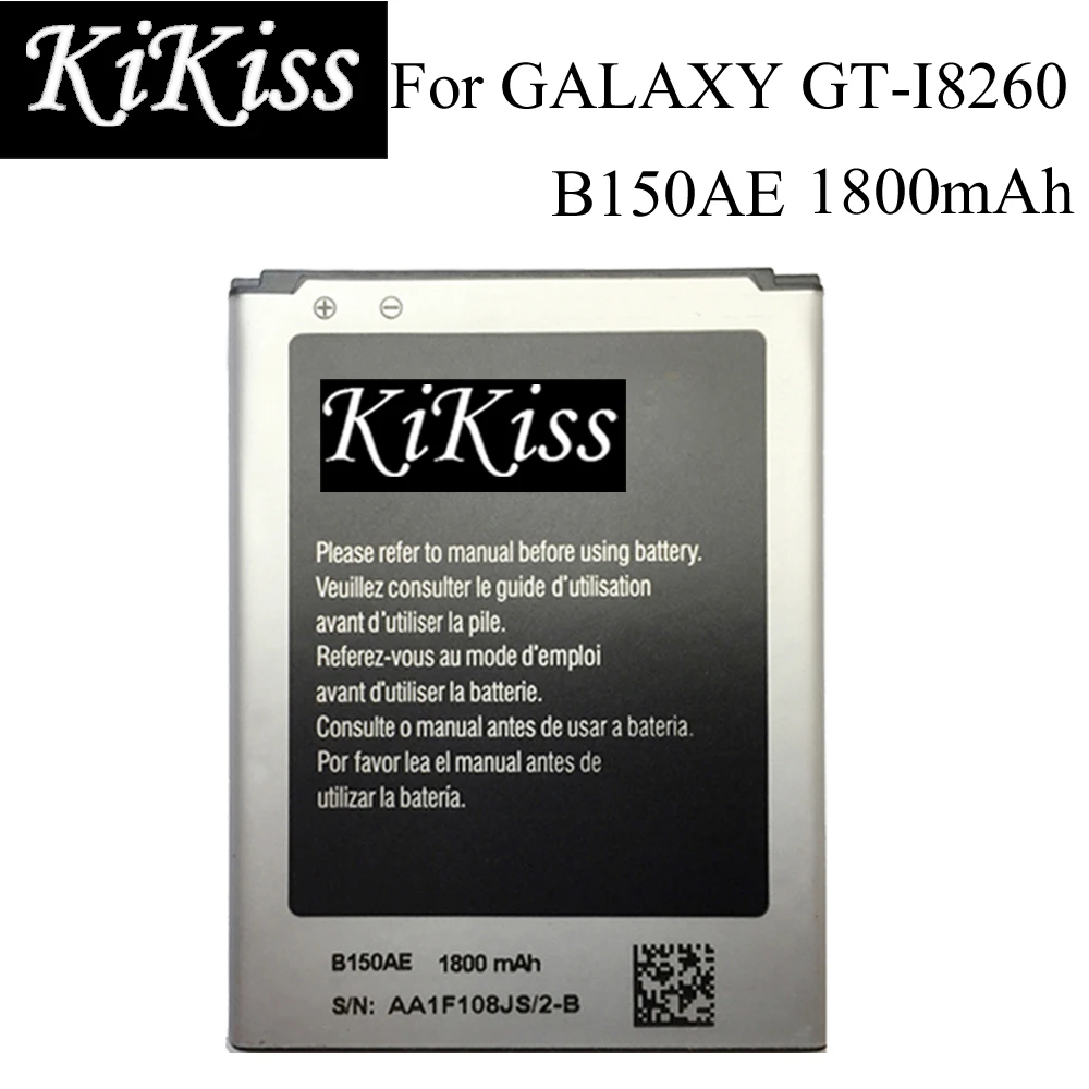 KiKiss Battery B150AE B150AC 1800mAh For Samsung GALAXY Core GT I8260 I8262 G3508j G3502 G3508 G3509 G3502U B150AE GT-I8260
KiKiss Battery B150AE B150AC 1800mAh For Samsung GALAXY Core GT I8260 I8262 G3508j G3502 G3508 G3509 G3502U B150AE GT-I8260