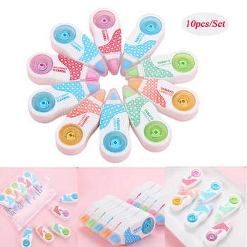 10PCS/ Pack 8m Mini Portable Writing Eraser Correction Tape for Kids Students Adults School Office Stationery Supplies Set
10PCS/ Pack 8m Mini Portable Writing Eraser Correction Tape for Kids Students Adults School Office Stationery Supplies Set