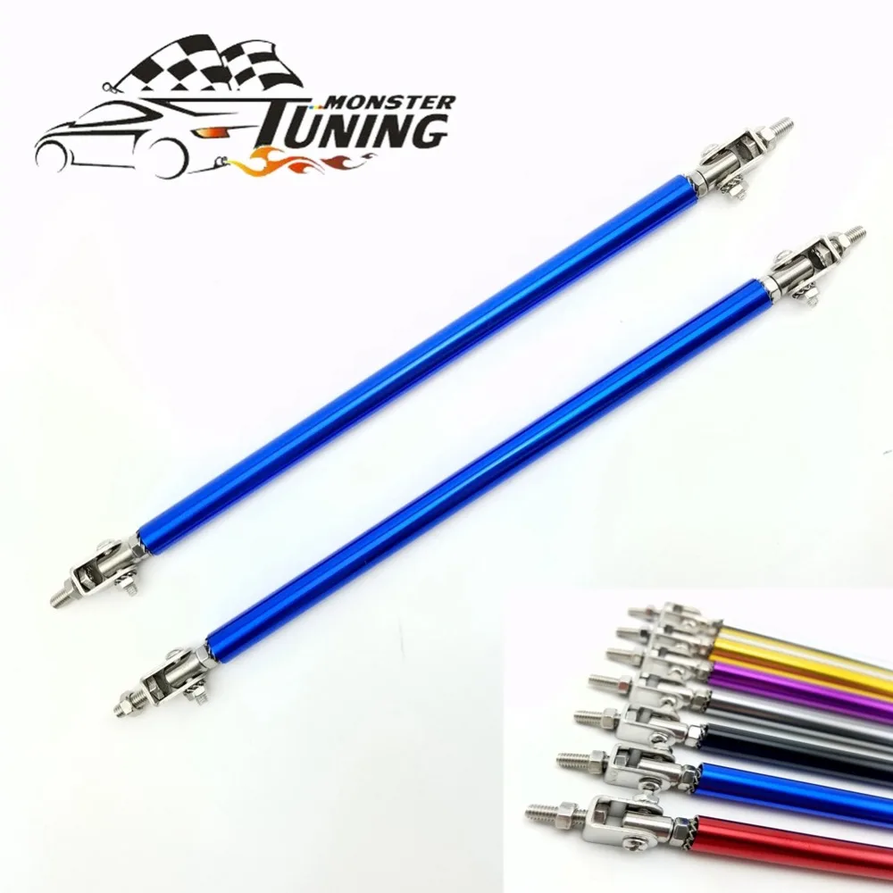 Tuning Monster 1pair Universal Adjustable 200MM Front Bumper Lip Splitter Rod Strut Tie Bar Support 
Tuning Monster 1pair Universal Adjustable 200MM Front Bumper Lip Splitter Rod Strut Tie Bar Support
