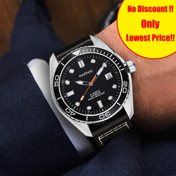 45mm Parnis Waterproof Diver Automatic Men's Watch Mechanical Watches Ceramic Rotatig Bezel 5ATM Sapphire Wristwatch Men Gift
45mm Parnis Waterproof Diver Automatic Men's Watch Mechanical Watches Ceramic Rotatig Bezel 5ATM Sapphire Wristwatch Men Gift
