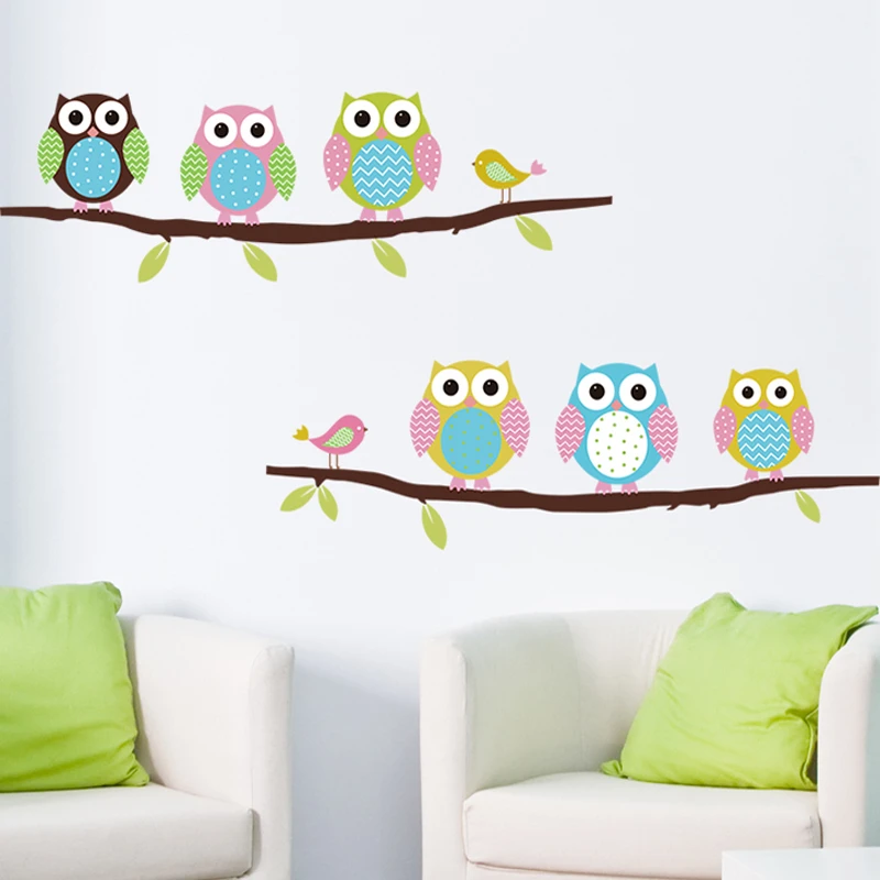 1Pc Cartoon Owl Tree Wall Stickers For Kids Rooms Diy Vinyl Posters Sofa Living Room Bedroom Home Decoration Accessories
1Pc Cartoon Owl Tree Wall Stickers For Kids Rooms Diy Vinyl Posters Sofa Living Room Bedroom Home Decoration Accessories
