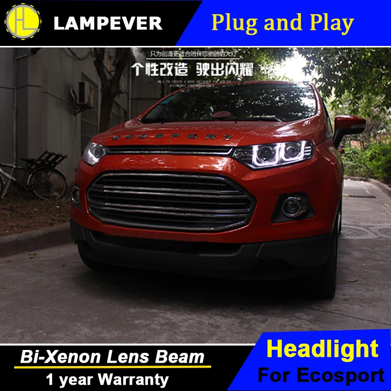 Lampever for Ecosport Headlights 2013 2015 LED Headlight DRL Lens Double Beam H7 HID Xenon Car Accessories
Lampever for Ecosport Headlights 2013 2015 LED Headlight DRL Lens Double Beam H7 HID Xenon Car Accessories