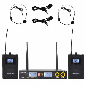 FB-U09H2 Dual Way Digital UHF Wireless Microphone with 2 Lapel 2 Headset microphone (2 Bodypack Transmitter) for Karaoke mic
FB-U09H2 Dual Way Digital UHF Wireless Microphone with 2 Lapel 2 Headset microphone (2 Bodypack Transmitter) for Karaoke mic