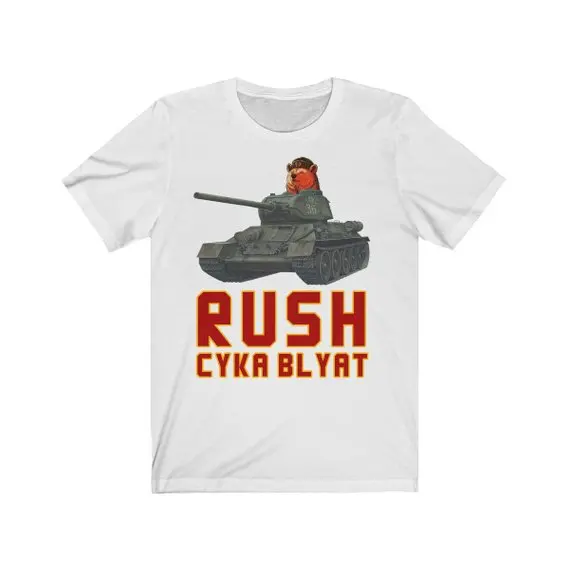 Rush Cyka Blyat T Shirt Gamer Mad Gamer Shirt Lag Nerd Russian Funny World of Tanks Men 2019 New Short Sleeve Hipster Tee
Rush Cyka Blyat T Shirt Gamer Mad Gamer Shirt Lag Nerd Russian Funny World of Tanks Men 2019 New Short Sleeve Hipster Tee