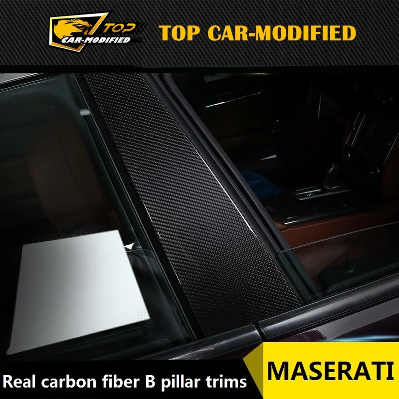 Free Shipping High quality Carbon Fiber Car B Pillar Trims for Maserati Quattroporte
Free Shipping High quality Carbon Fiber Car B Pillar Trims for Maserati Quattroporte