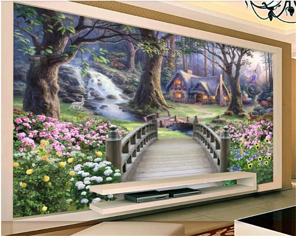 beibehang Thick three-dimensional wallpaper the most beautiful fairyland painting three-dimensional TV background papier peint
beibehang Thick three-dimensional wallpaper the most beautiful fairyland painting three-dimensional TV background papier peint