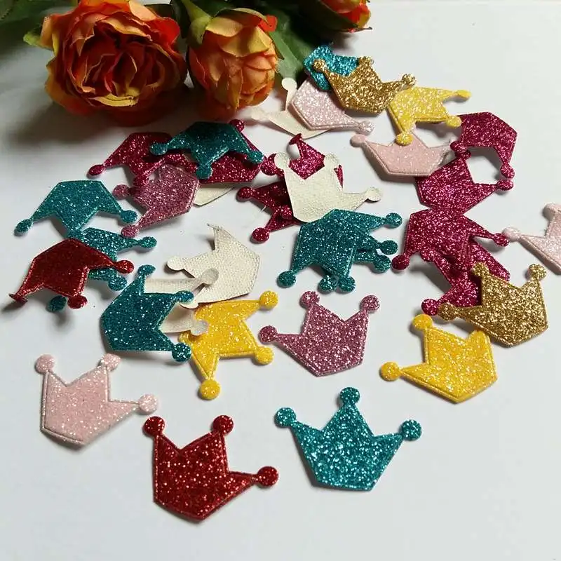 50PCS Colored Glitter Crown applique patch accessories diy accessories craft scrapbook kids birthday party supply
50PCS Colored Glitter Crown applique patch accessories diy accessories craft scrapbook kids birthday party supply