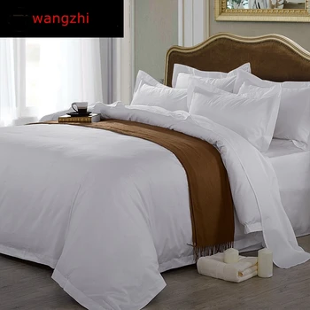 Bedding Sets Queen Size 100%Cotton Solid White for Advanced Hotel Include( 1x duvet cover+1bed sheet +2pillowcases) Home Textile
Bedding Sets Queen Size 100%Cotton Solid White for Advanced Hotel Include( 1x duvet cover+1bed sheet +2pillowcases) Home Textile