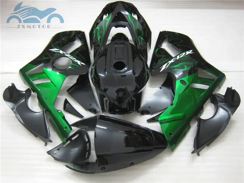 Free Customized fairing kits for ABS plastic fairings kit 2000 2001 ZX 12R zx12r 00 01 road racing green flames motorcycle parts
Free Customized fairing kits for ABS plastic fairings kit 2000 2001 ZX 12R zx12r 00 01 road racing green flames motorcycle parts