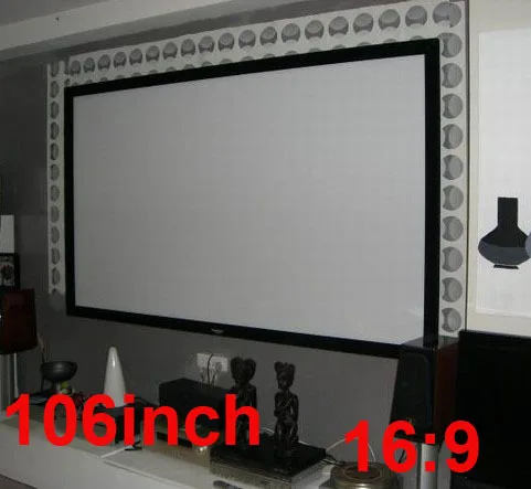 Hot sale !! High quality 106inch 16:9 HD Multimedia soft matte white Fixed Frame Projector Screen for home & office
Hot sale !! High quality 106inch 16:9 HD Multimedia soft matte white Fixed Frame Projector Screen for home & office
