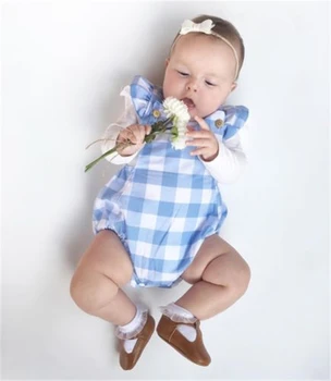 Summer 2018 Infant Newborn Baby Girls Kids Butterfly Sleeves Plaid Romper Backless Jumpsuit Clothes Sunsuit Outfits
Summer 2018 Infant Newborn Baby Girls Kids Butterfly Sleeves Plaid Romper Backless Jumpsuit Clothes Sunsuit Outfits