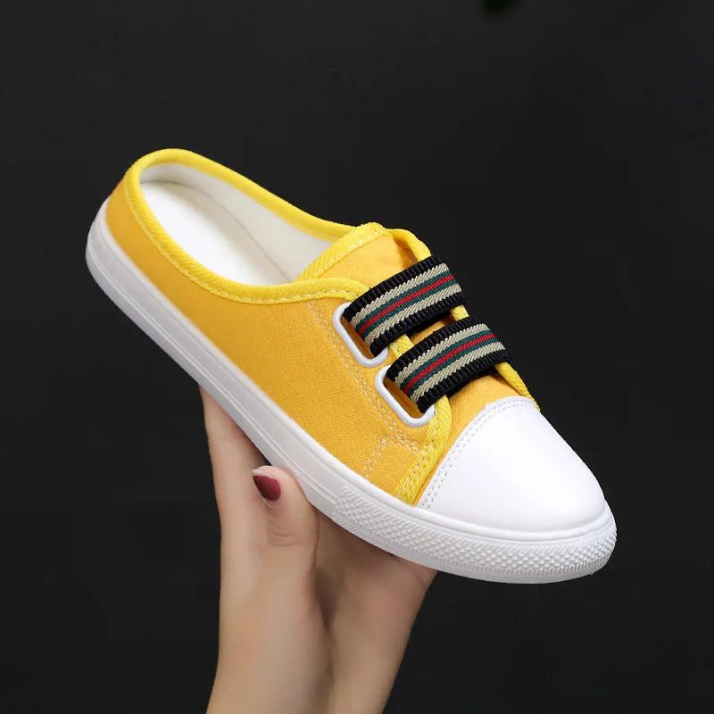 New 2019 Korean Low Top Women Canvas Shoes Flat White Sneakers Women Casual Shoes Summer Slipper Women Shoes Elastic Band Light
New 2019 Korean Low Top Women Canvas Shoes Flat White Sneakers Women Casual Shoes Summer Slipper Women Shoes Elastic Band Light
