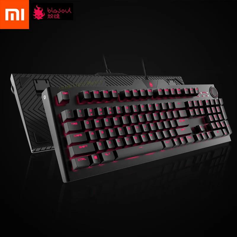 Original Xiaomi Mijia Gaming Keyboard 104 Keys Key Without Punch LED Backlit Backlight USB Wired Mechanical keyboard
Original Xiaomi Mijia Gaming Keyboard 104 Keys Key Without Punch LED Backlit Backlight USB Wired Mechanical keyboard