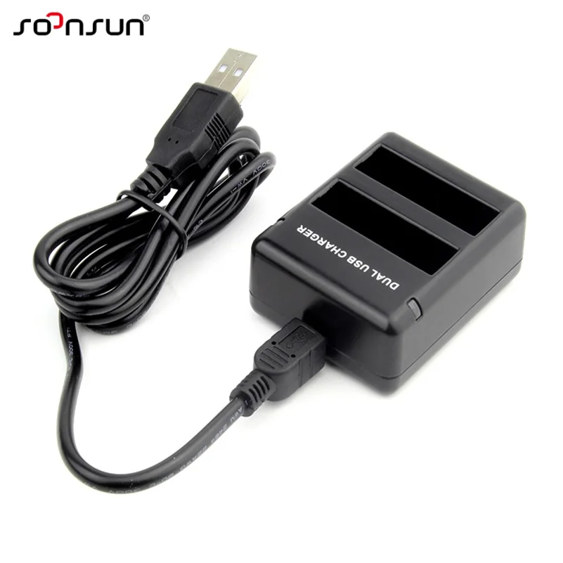 SOONSUN USB Dual Port Slot Charger Charging Dock for GoPro Hero 4 AHDBT-401 Battery New
SOONSUN USB Dual Port Slot Charger Charging Dock for GoPro Hero 4 AHDBT-401 Battery New