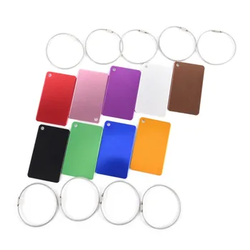 Aluminium Alloy Luggage Tags Baggage Name Tags Portable Suitcase Address Label Holder With Steel Ring Travel Accessories
Aluminium Alloy Luggage Tags Baggage Name Tags Portable Suitcase Address Label Holder With Steel Ring Travel Accessories
