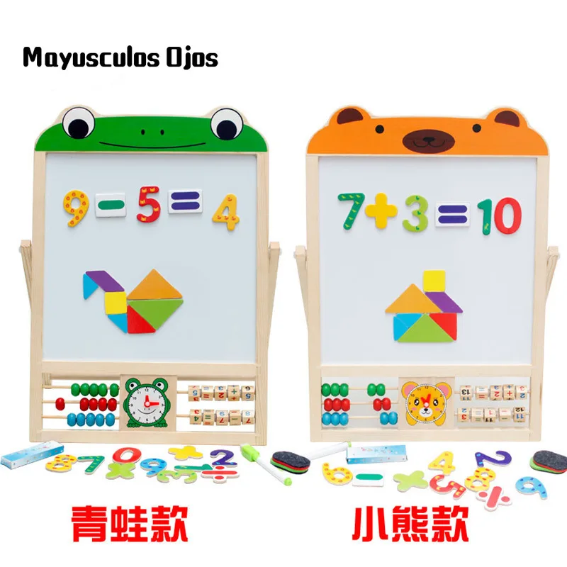 ZH 1PC Children's Solid Wood Double-sided Drawing Board Set Magnetic Bracket Small Blackboard Multi-functional Writing Toys
ZH 1PC Children's Solid Wood Double-sided Drawing Board Set Magnetic Bracket Small Blackboard Multi-functional Writing Toys