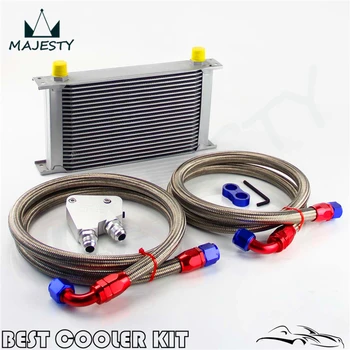 22 Row Engine Oil Cooler Kit Silver+ Sandwich Plate Adapter For LS1 LS2 LS3 LSX VE HSV
22 Row Engine Oil Cooler Kit Silver+ Sandwich Plate Adapter For LS1 LS2 LS3 LSX VE HSV