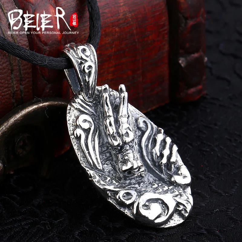 Vintage polish punk pendant Beier 925 silver sterling trendy pendant necklace free give rope fashion Jewelry A0900 
Vintage polish punk pendant Beier 925 silver sterling trendy pendant necklace free give rope fashion Jewelry A0900