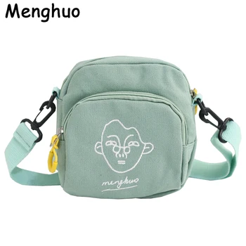 Menghuo 2019 Women Shoulder Bags Solid Zipper Bag Embroidery Face Handbag Small Black Canvas Crossbody Bags Female Shoulder Bag
Menghuo 2019 Women Shoulder Bags Solid Zipper Bag Embroidery Face Handbag Small Black Canvas Crossbody Bags Female Shoulder Bag