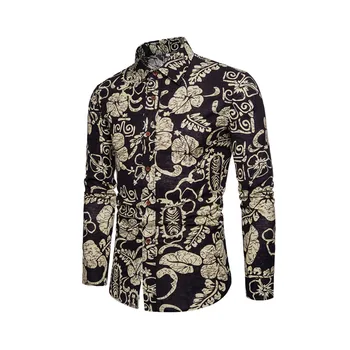 Men Hawaiian Shirts New Long Sleeve Luxury Black Printed Beach Shirt Mens Women Casual Vacation Slim Fit Dress Camisas De Hombre
Men Hawaiian Shirts New Long Sleeve Luxury Black Printed Beach Shirt Mens Women Casual Vacation Slim Fit Dress Camisas De Hombre
