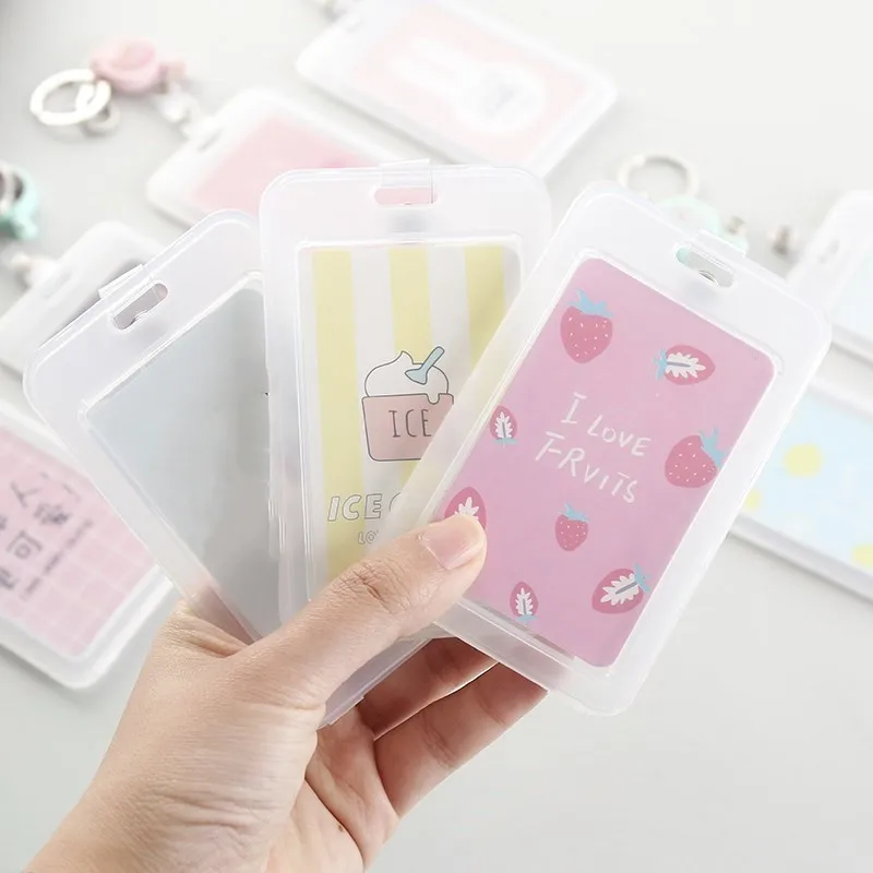 Cute Transparent Keychain Horizontal Badge Holder Id Card Holder Retractable Key Chain
Cute Transparent Keychain Horizontal Badge Holder Id Card Holder Retractable Key Chain