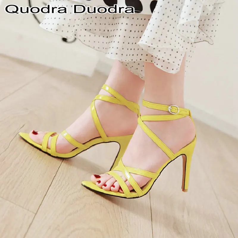 summer hollow cut High Heels Shoes Stiletto Pointed Toe Sandals Buckle cross-strap Party Shoes Plus Size 34-48 sequin Solid 43
summer hollow cut High Heels Shoes Stiletto Pointed Toe Sandals Buckle cross-strap Party Shoes Plus Size 34-48 sequin Solid 43