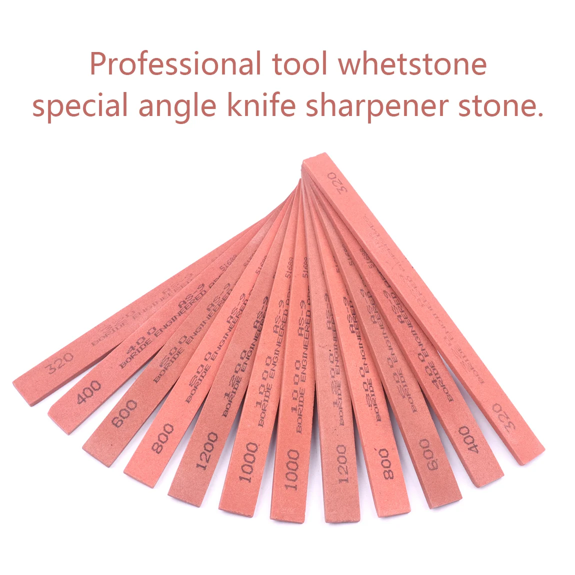 12 PCS White Corundum Oil Stone Fixed Angle Whetstone Kit Knife Sharpener Sharpening Stone grit 320/400/600/800/1000/1200#x2
12 PCS White Corundum Oil Stone Fixed Angle Whetstone Kit Knife Sharpener Sharpening Stone grit 320/400/600/800/1000/1200#x2