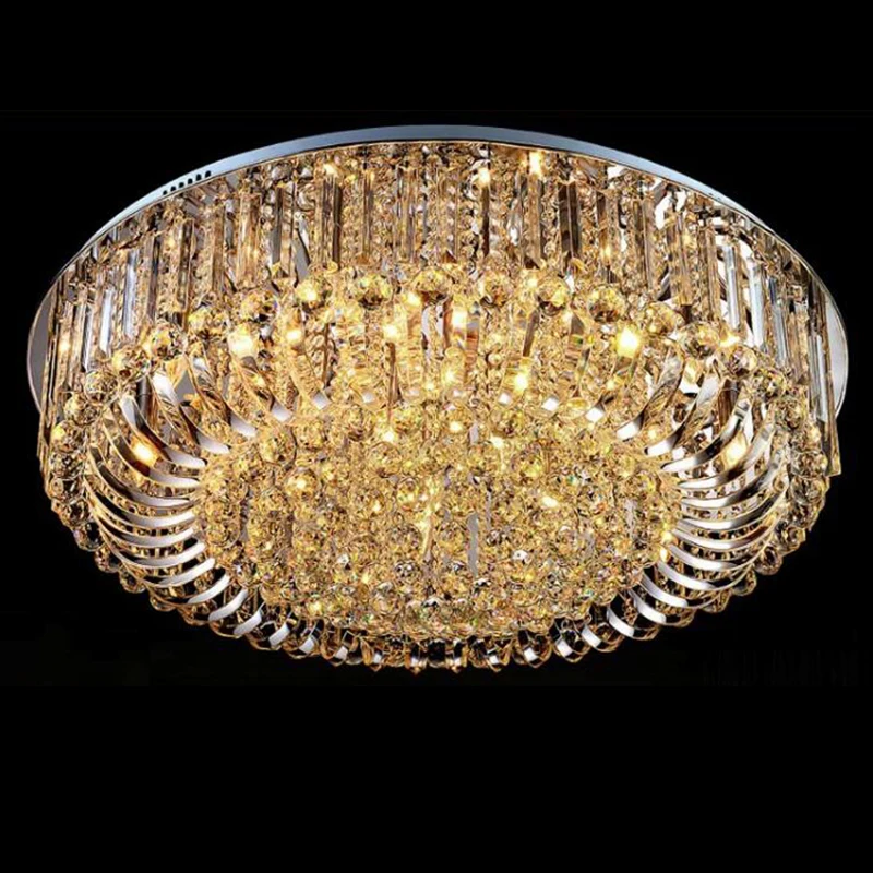 Modern Luxury Round LED Crystal Ceiling Lamp for Hotel Lobby Villa Decoration Lighting
Modern Luxury Round LED Crystal Ceiling Lamp for Hotel Lobby Villa Decoration Lighting