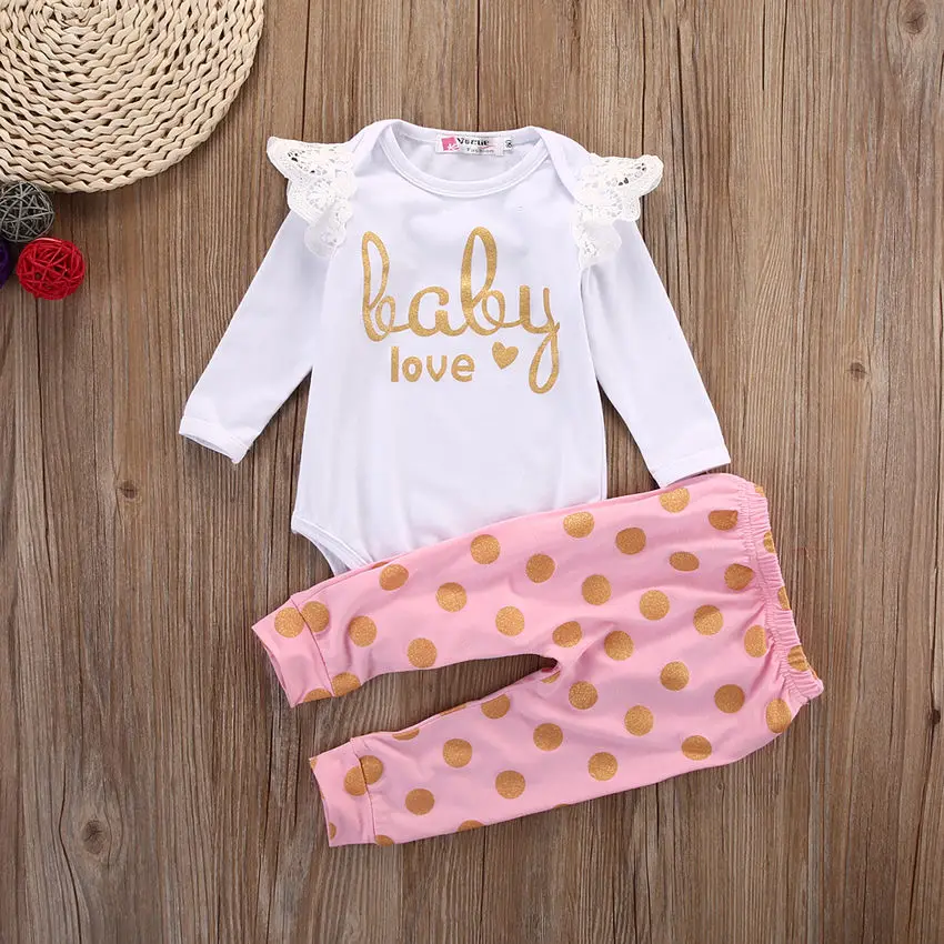 Toddler Infant Newborn Baby Girls Clothes Set Romper Long Sleeve Cotton Pants Jumpsuit Bodysuit Clothing Baby Girl Outfits
Toddler Infant Newborn Baby Girls Clothes Set Romper Long Sleeve Cotton Pants Jumpsuit Bodysuit Clothing Baby Girl Outfits