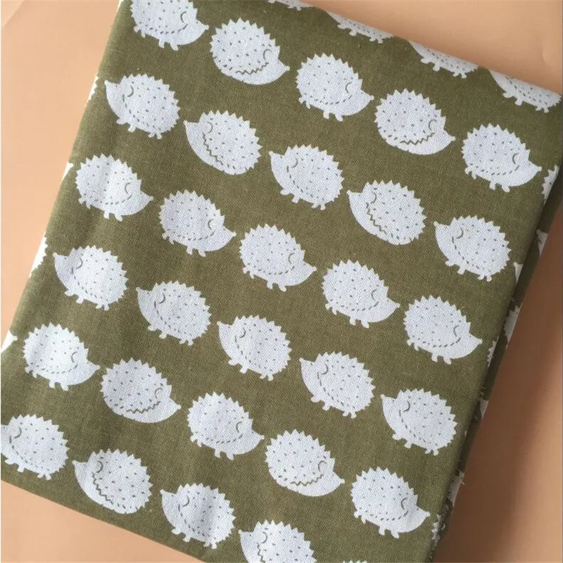 Hedgehog Printed Patchwork Cotton Linen Fabric DIY Sewing Linen Cotton Fabric Quiting Woven Home Textile Material Handmade Craft
Hedgehog Printed Patchwork Cotton Linen Fabric DIY Sewing Linen Cotton Fabric Quiting Woven Home Textile Material Handmade Craft