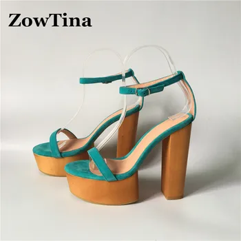 Gladiator Ankle Strap Women Sandals Suede Platform Formal Dress Summer Wedding Shoes Woman Woody Chunky High Heels Zapato Mujer
Gladiator Ankle Strap Women Sandals Suede Platform Formal Dress Summer Wedding Shoes Woman Woody Chunky High Heels Zapato Mujer