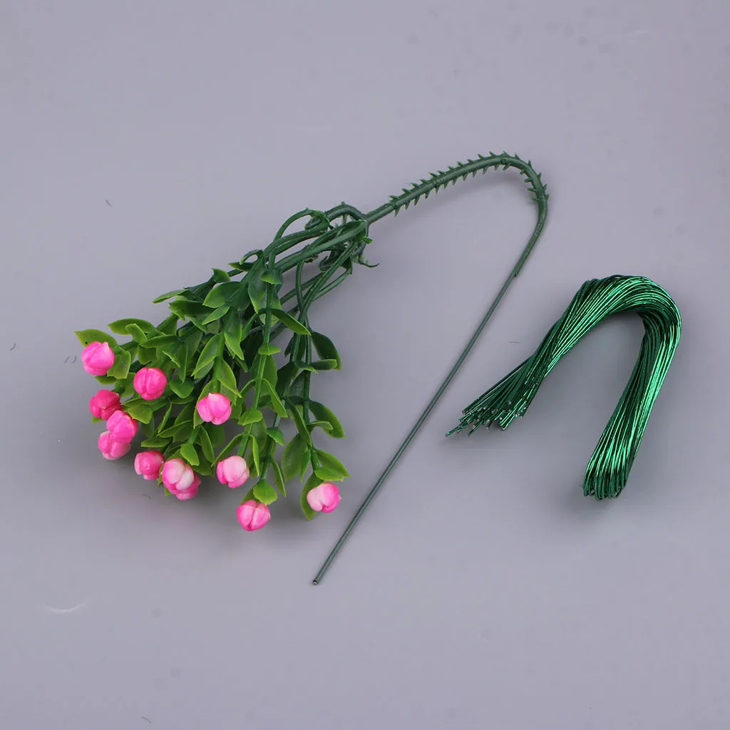 DIY Craft Iron Wire Button Felt Bouquet Kit Make 40 Flowers DIY Craft Iron Wire Button Felt Bouquet Kit Make 40 Flowers