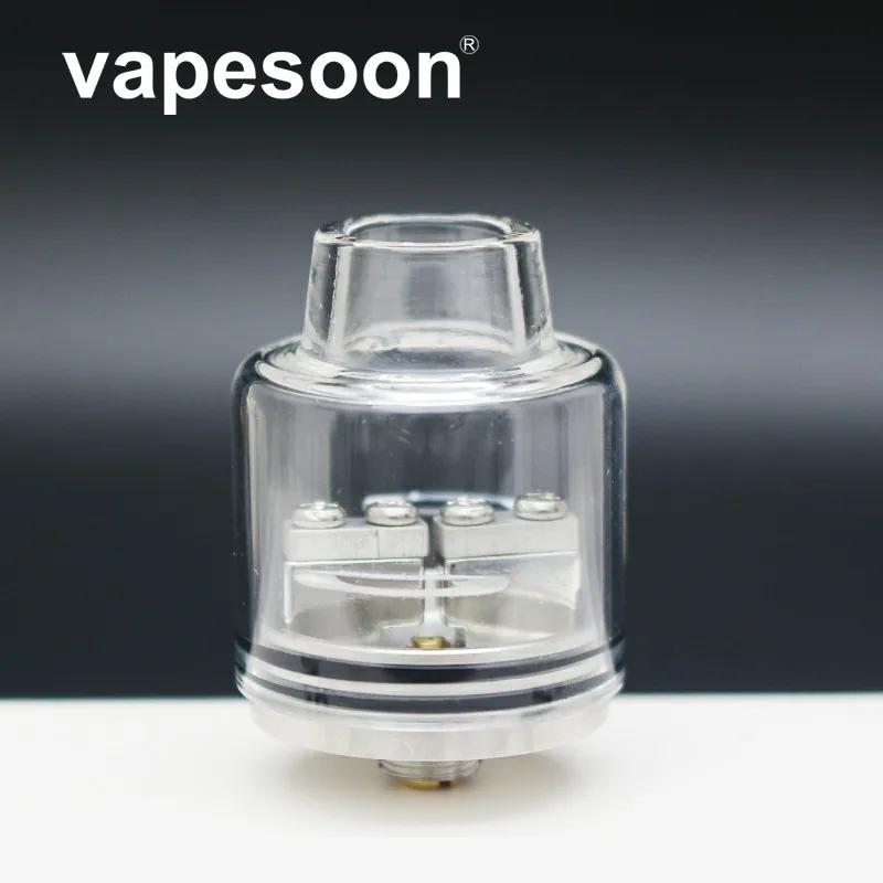 Newest glass material goon 528 RDA Atomizer with BF PIN 528 RDA Electronic Cigarette Atomizer Tank Rebuildable Dripping Atomizer
Newest glass material goon 528 RDA Atomizer with BF PIN 528 RDA Electronic Cigarette Atomizer Tank Rebuildable Dripping Atomizer