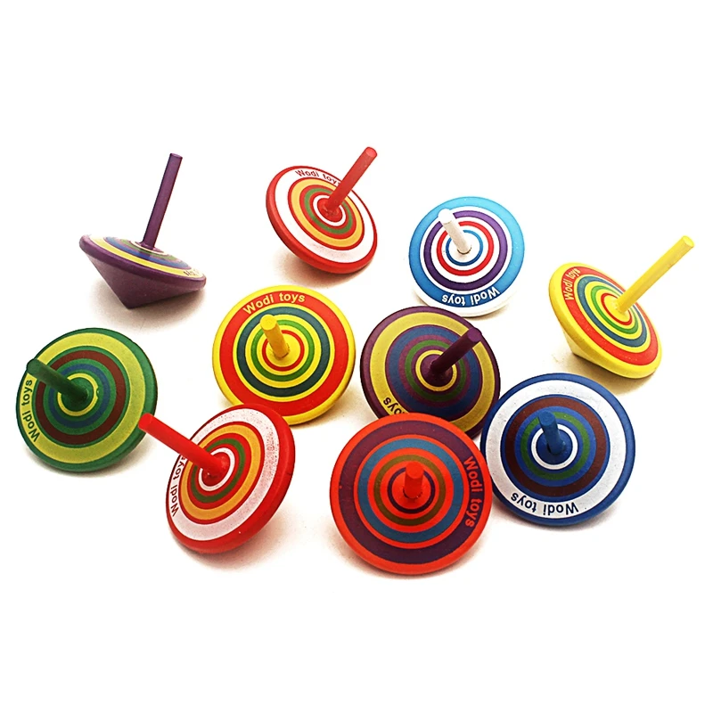 4Pcs Spinning Tops Random Color Wooden Toy Funny Gyro Colorful Beyblade Toy Spinning Top Classic Toy Beyblade Burst Toy for Kids
4Pcs Spinning Tops Random Color Wooden Toy Funny Gyro Colorful Beyblade Toy Spinning Top Classic Toy Beyblade Burst Toy for Kids